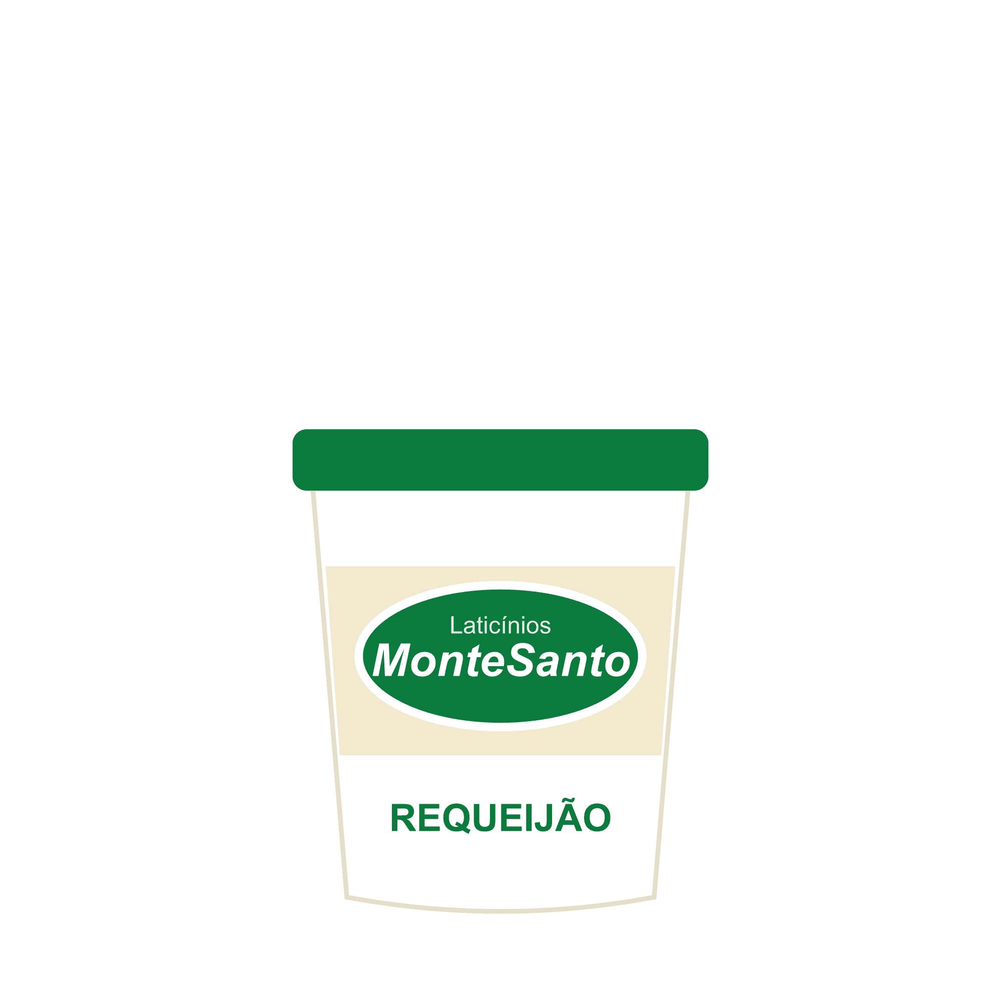 Embalagem requeijao MonteSanto (ilustração provisória)
