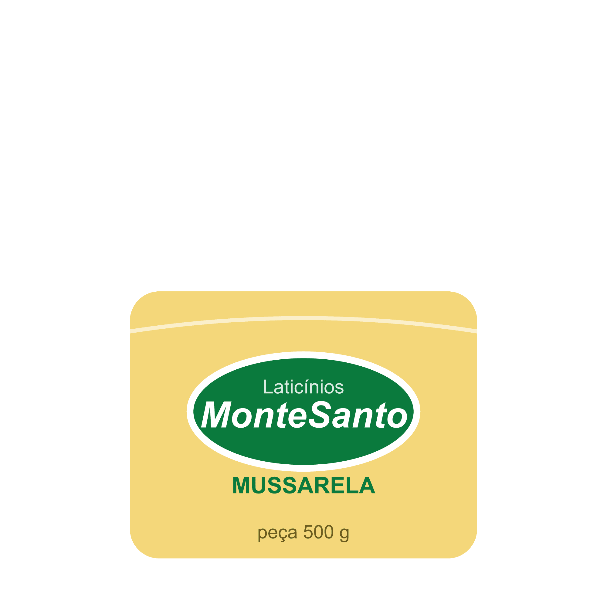 Embalagem mussarela MonteSanto (ilustração provisória)